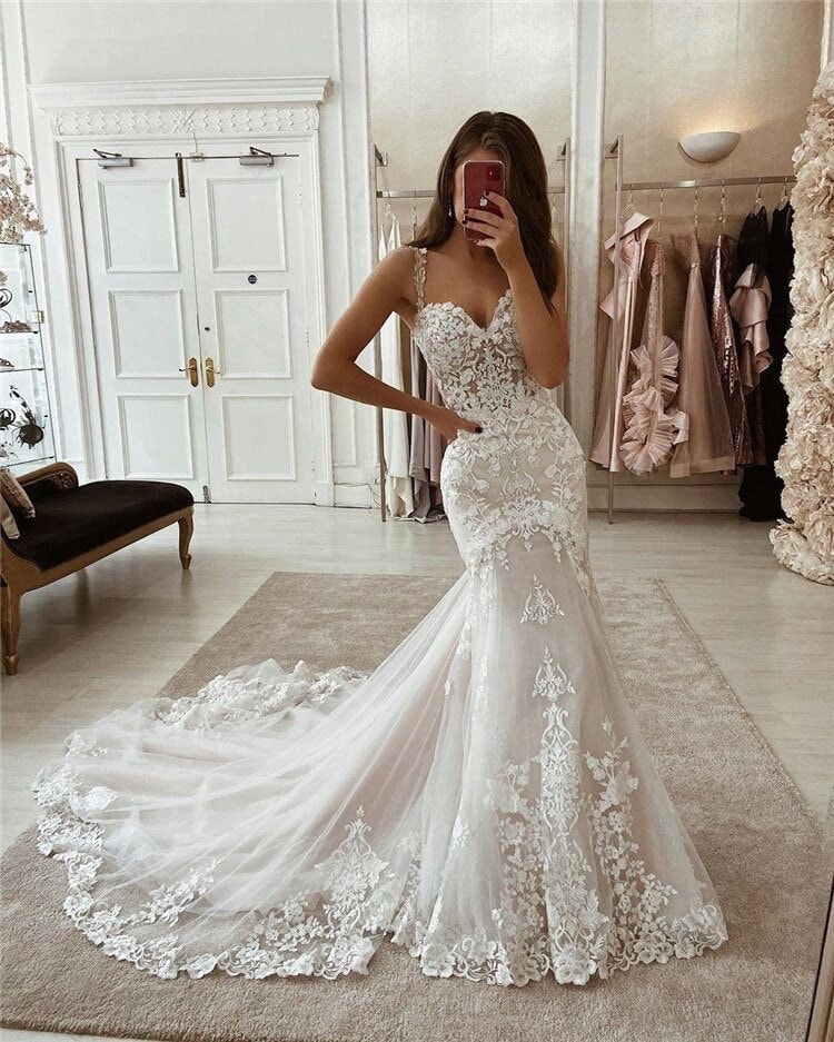 Cheap wedding dresses mermaid sale