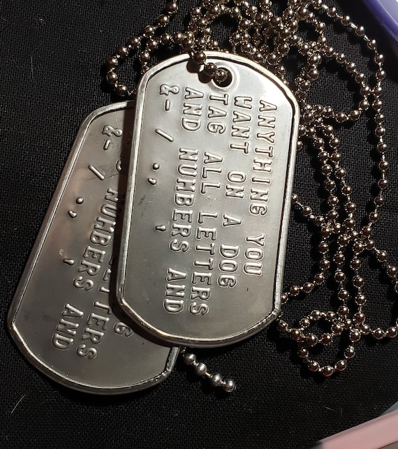 What to Put On Military Dog Tags – US Quick Tags