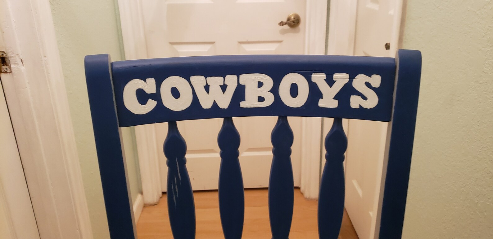 Dallas Cowboys Themed Bar Stool Etsy