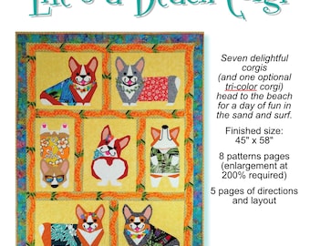 Life's a Beach Corgi—Revised