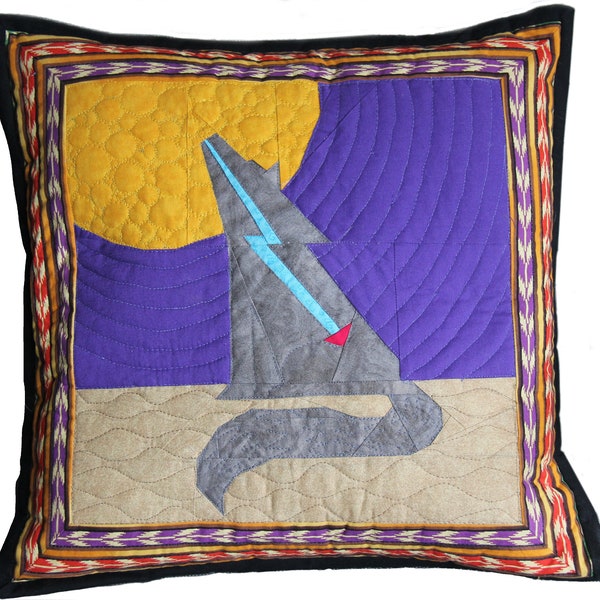 Coyote Moon Pillow