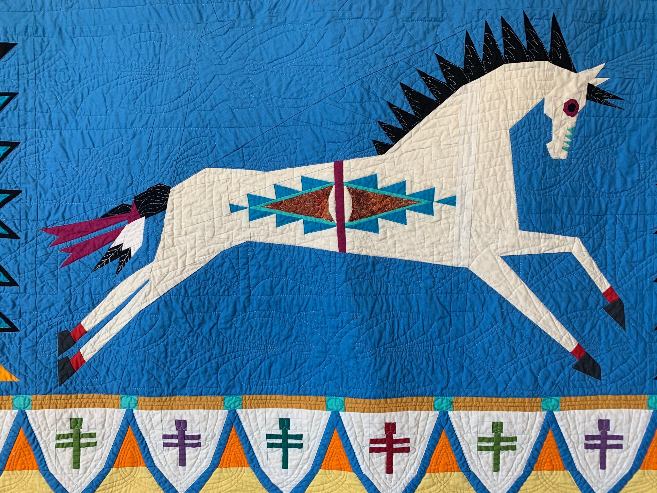 Playful Ponies CP0701041CL Quilt