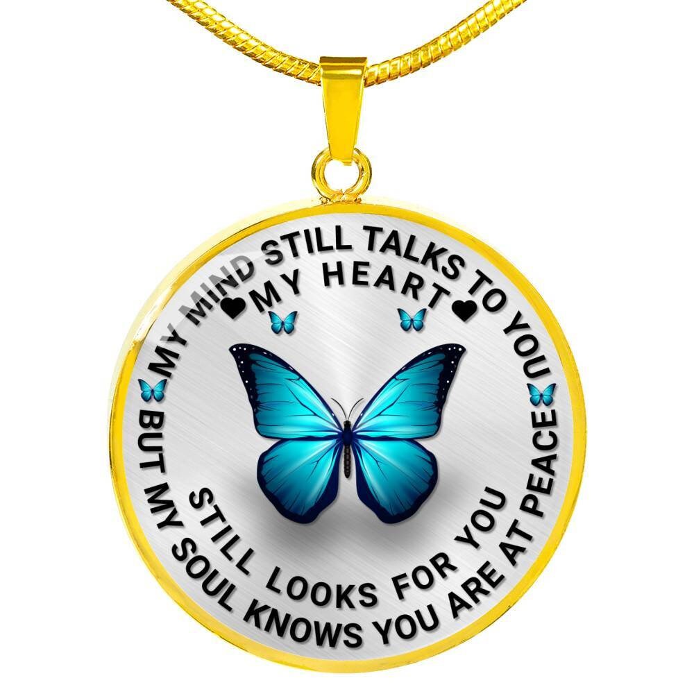 Butterfly Memorial Gift. Butterfly Remembrance Necklace Etsy
