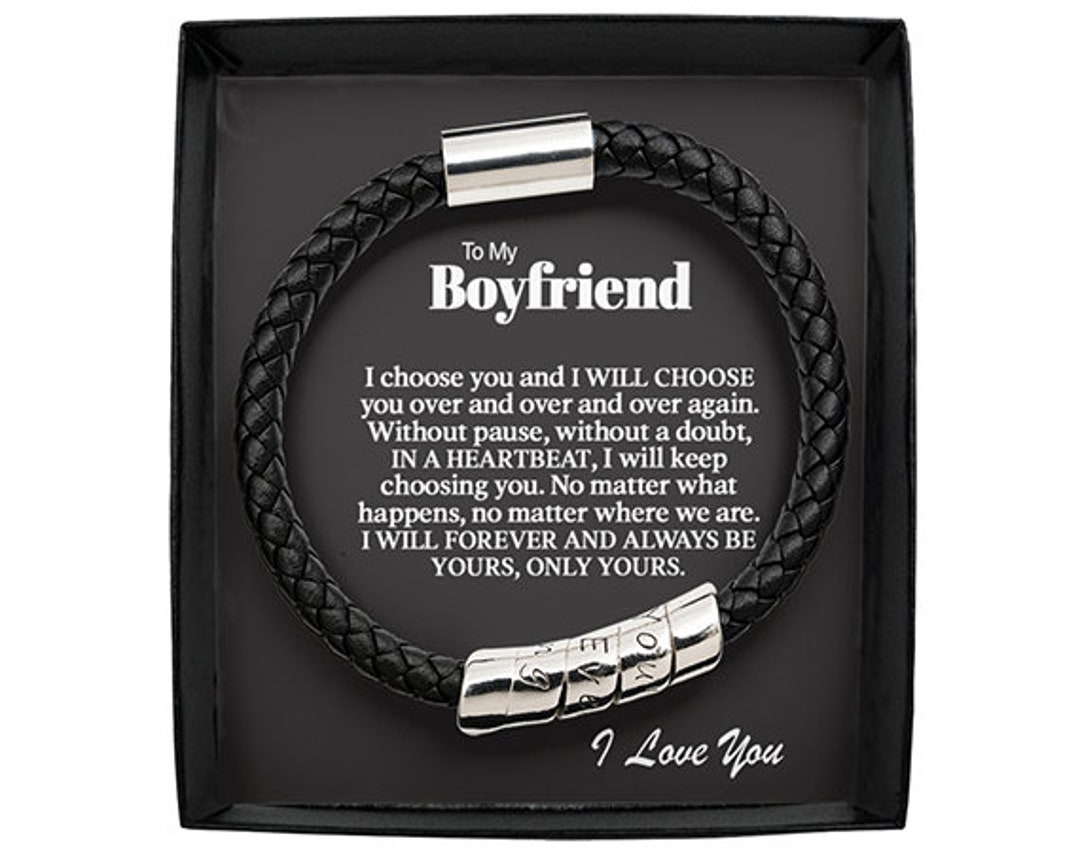 Meaningful Gifts for Boyfriend. Jewelry Gifts for Him. Etsy