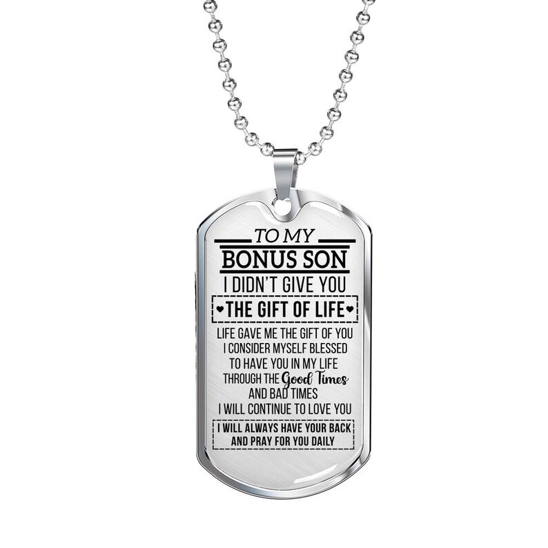 Gifts for Son in Law. Gifts for Step Son. Bonus Son Gift Etsy