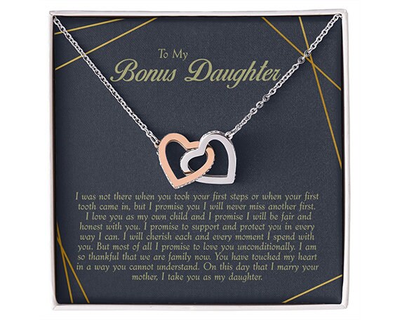 Necklace for step daughter at best sale wedding