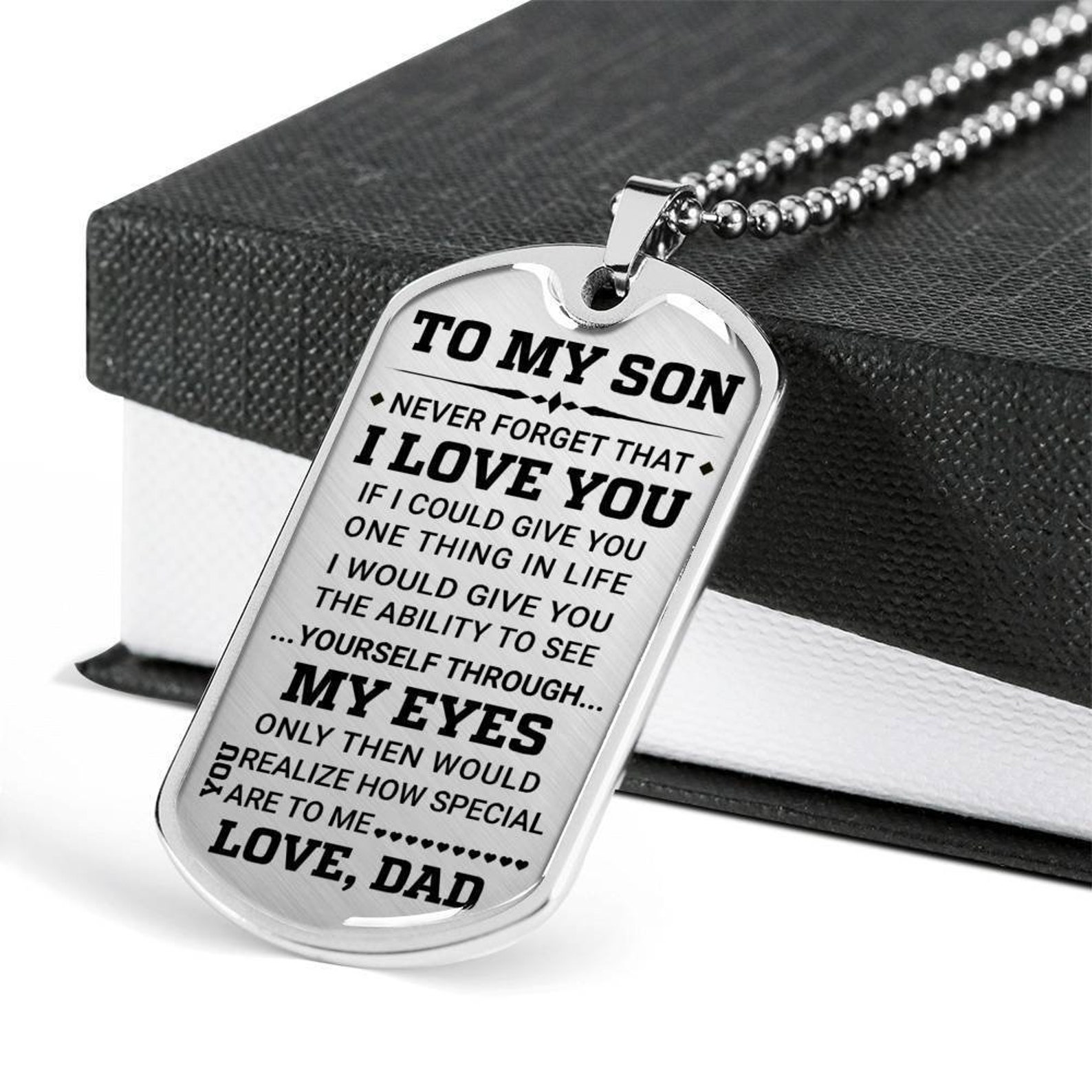 Gifts From Son To Dad
 Gifts For Son Dad to Son Necklace Sentimental Gifts For Son