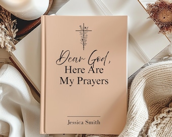 Personalized Prayer Journal | Bible Study & Devotional Notebook for Teens, Women | Christian Gift for Her | Catholic | Daily Prayer Journal
