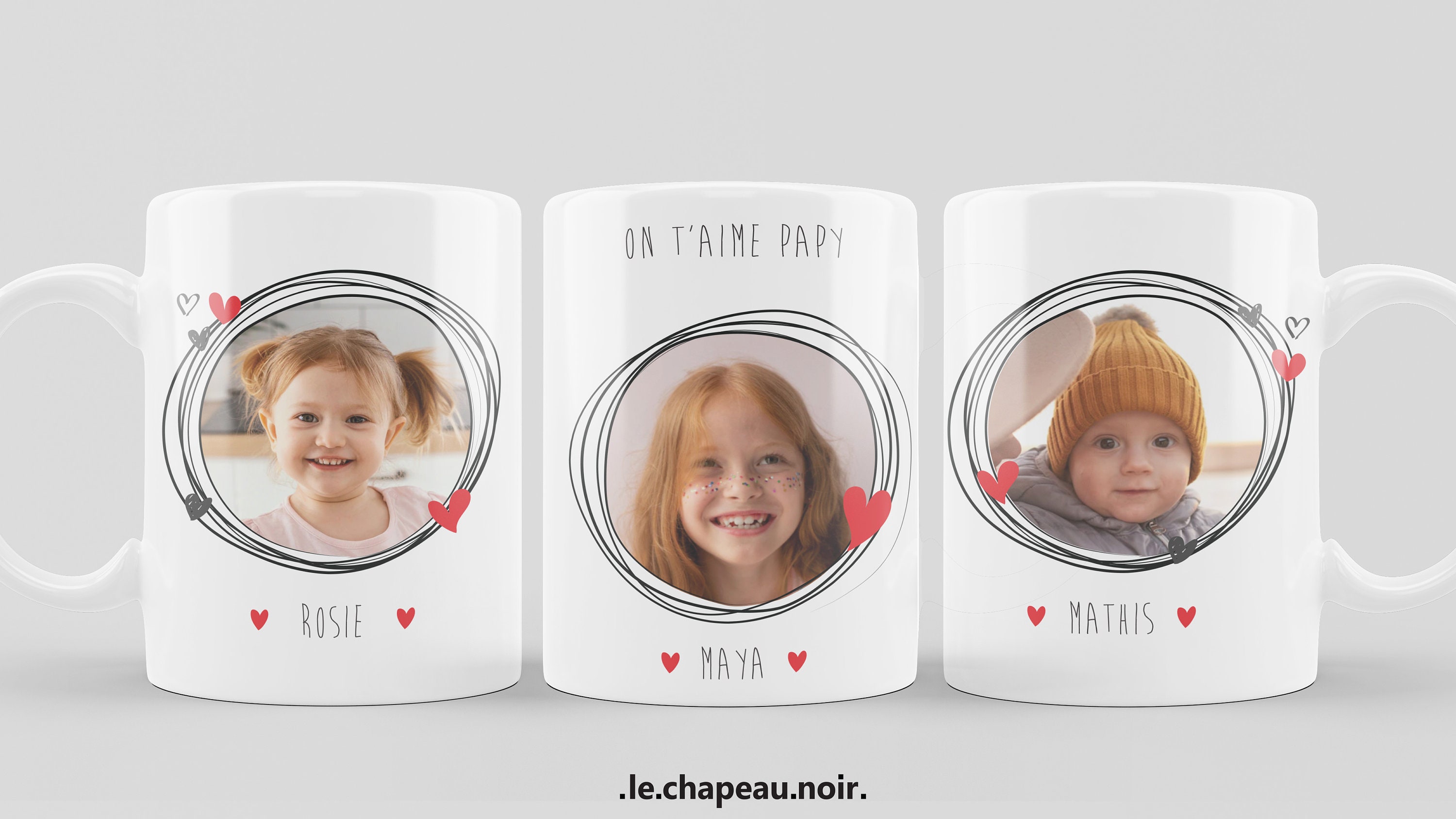Mug 100% Personnalisé Pour Les Papy.