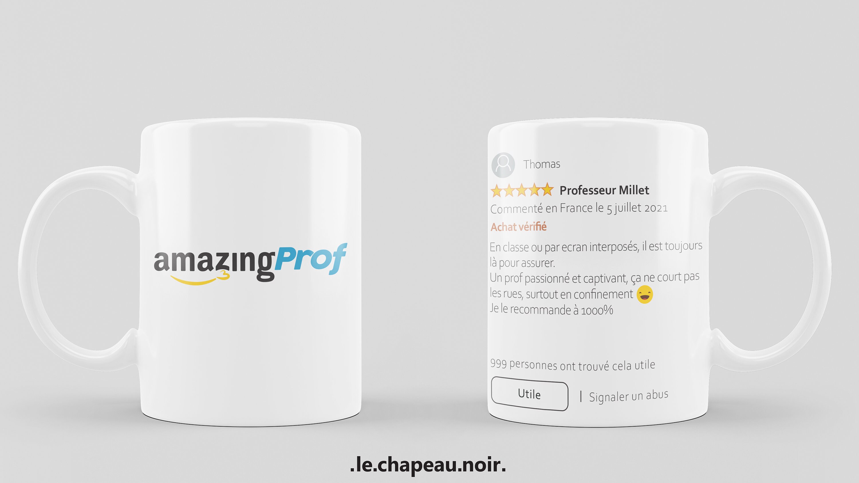 Spécial Fin d'année Scolaire. Cadeau Pour Professeur . Mug Personnalisé et Plein d'humour. Amazing P