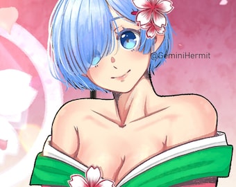 Custom Anime Character Portrait: Digital Art Commission