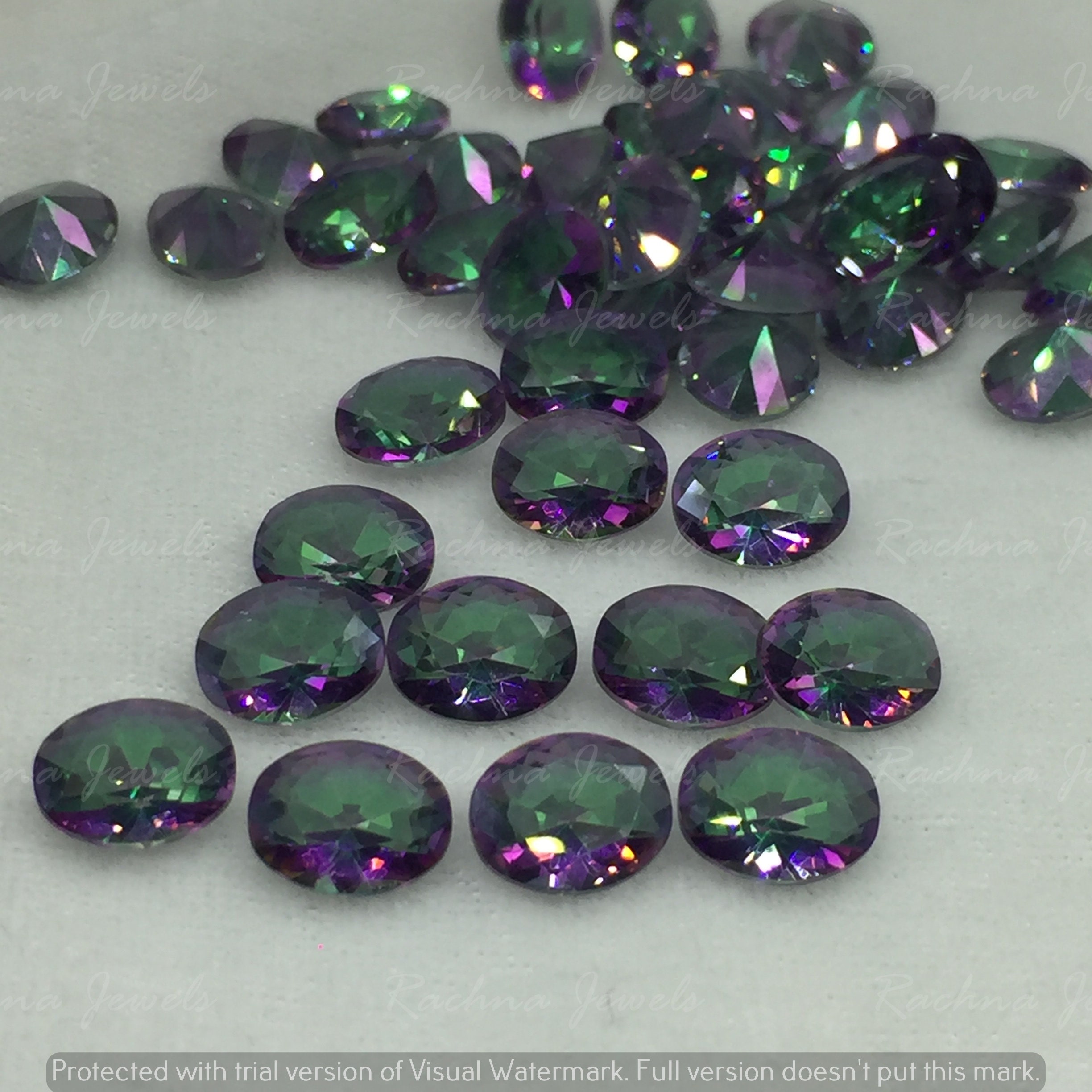 Wholesale Lot 7x5mm Emerald Cut Natural African Amethyst Loose Calibrated Gems 