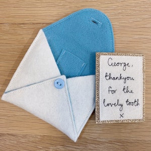 Personalised Tooth Fairy Letter Blue