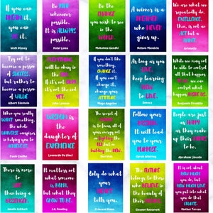 Famous Inspirational Quotes Bundle of 20, Inspiring Famous Quotes ...