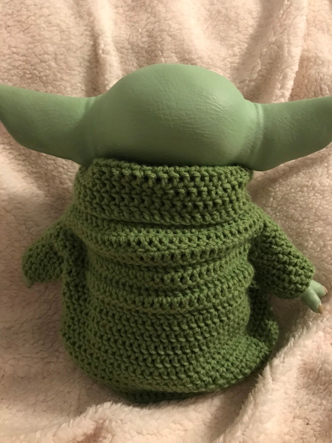Baby Yoda/ Grogu Mandalorian Crochet Light Green Robe Etsy