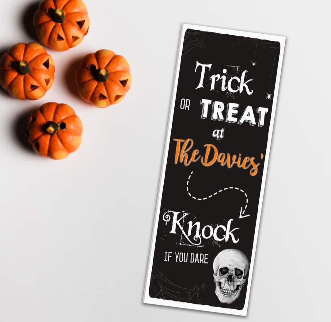 Halloween Wall Signs Etsy