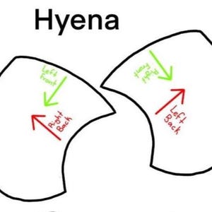 Hyena Ear Pattern DIGITAL