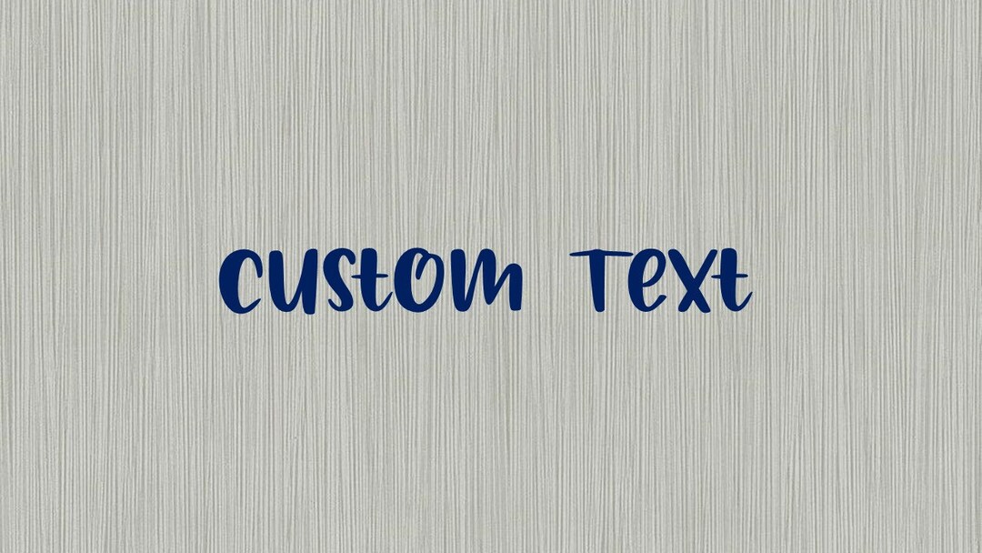 Comp Custom Text Custom Text Decals - Etsy