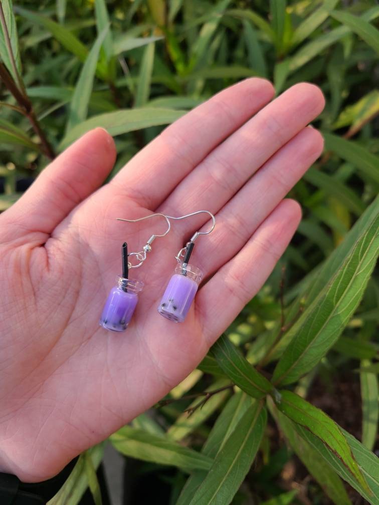 Boba Tea Earrings