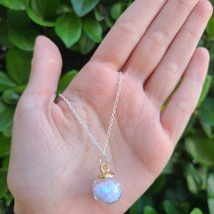Fairy Glitter Bubble Bottle Necklace