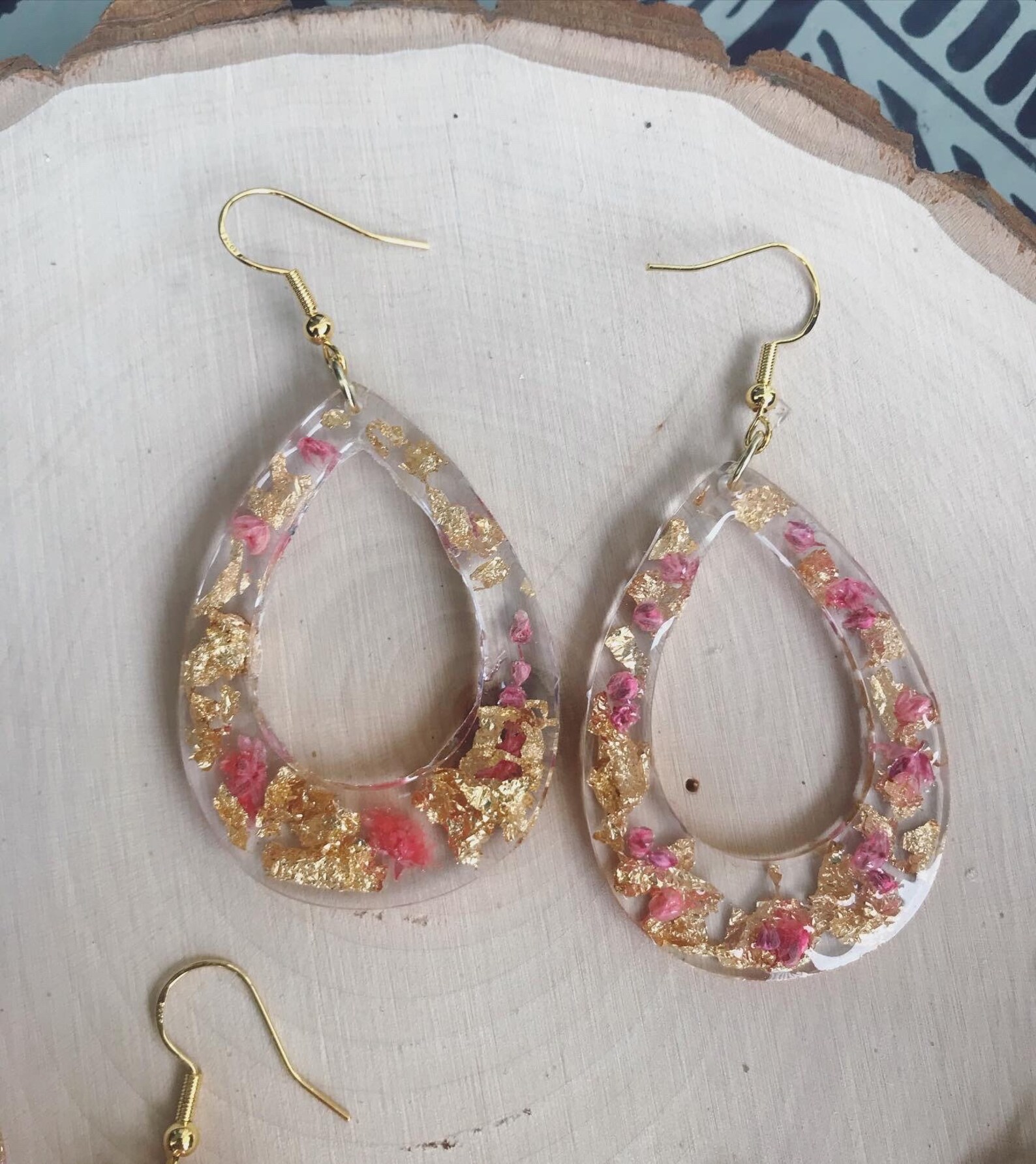 Diy heart resin art Valentines Day Resin Set 2 | Etsy