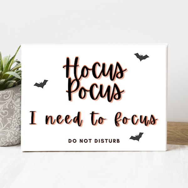 Focus Working Sign Focused Work Signs - Etsy