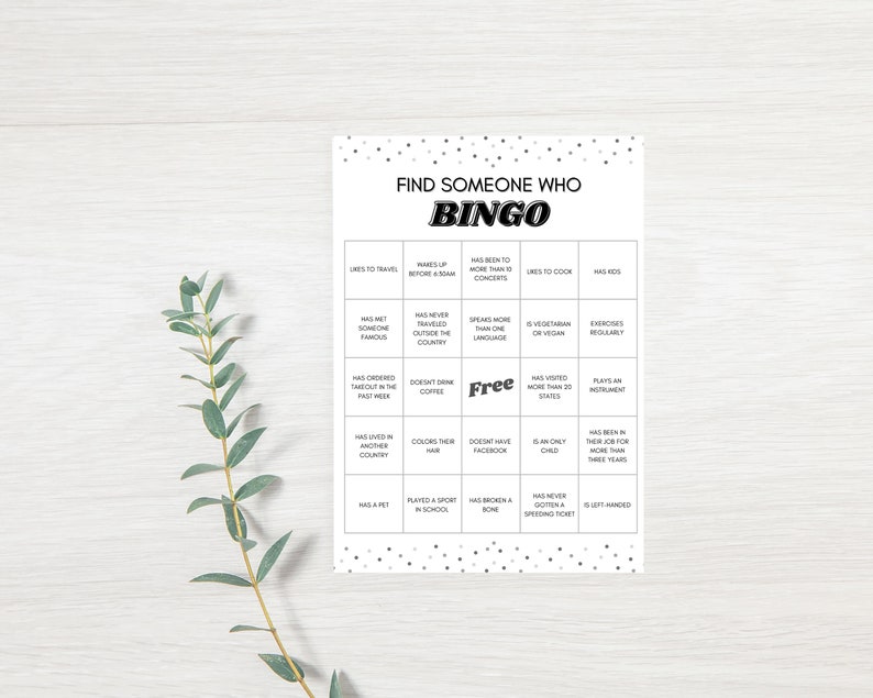 Find Someone Who Bingo, Icebreaker Game (Digital Download) image 7