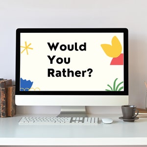Would You Rather Virtual Game for Family, Conversation Starters, Icebreaker Game, PowerPoint Game, Activity for Kids, Work Game This or That image 4