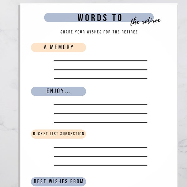 Retirement Bucket List - Etsy