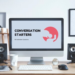 Conversation Starters Virtual Game for Family, Icebreaker Zoom Game for Groups, Virtual Happy Hour PowerPoint Game for Adults Table Topics image 3