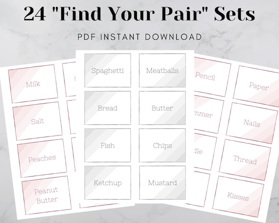 Think Fast Icebreaker Game Printable | Instant Download