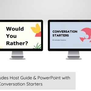 Virtual Conversation Starters Bundle: Zoom Games, Would You Rather ...