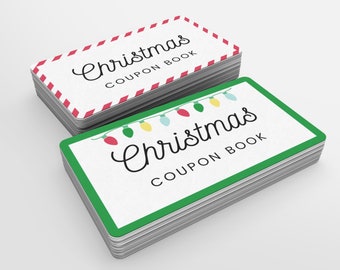 Christmas Coupon Book: Customizable DIY Gift (Digital Download)