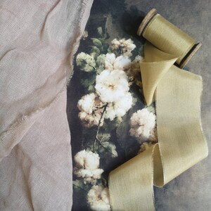 Honey Gold Luxe Pure Silk Ribbon - Hand Dyed Silk Ribbon, Bouquet Silk Ribbon