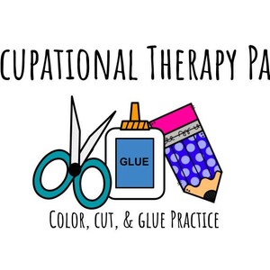 Occupational Therapy Pack-Preschool/Kindergarten Color, Cut, Glue