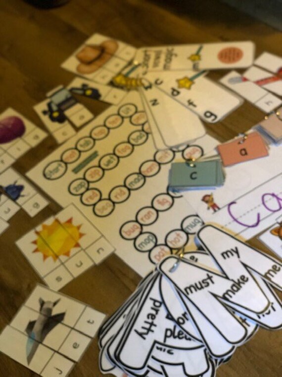 Early Reading Activity Pack DIGITAL Reading Printables Etsy