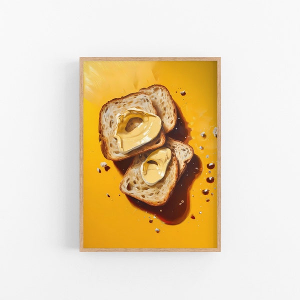 Bread Painting - Etsy