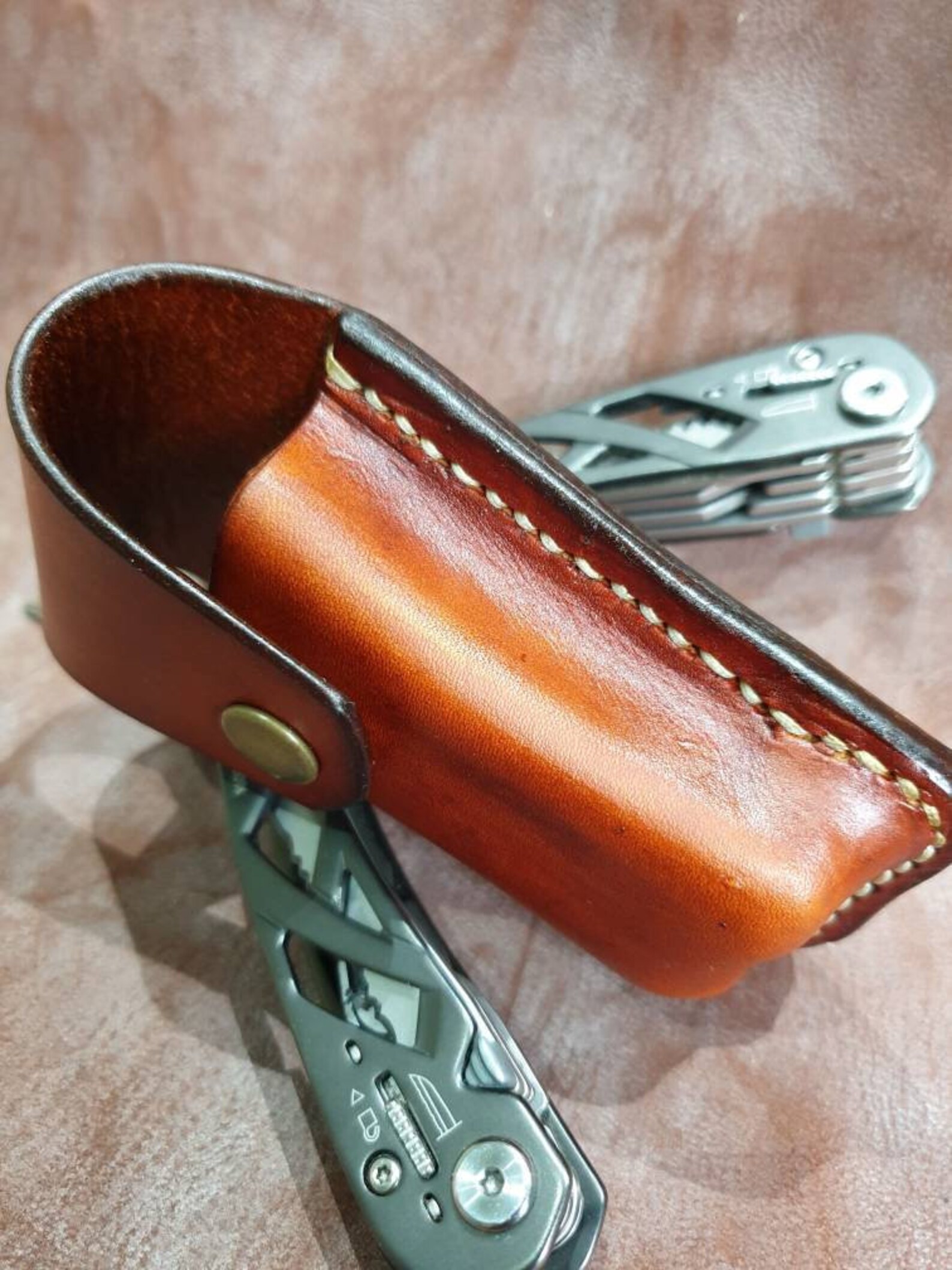 Gerber Suspension Multitool Handmade Leather Belt Pouch Sheath Tool Etsy