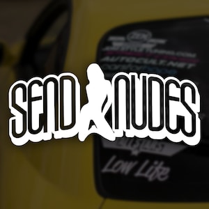 Send Nudes Vinyl Decals For Car Door And Window Decoration - Temu