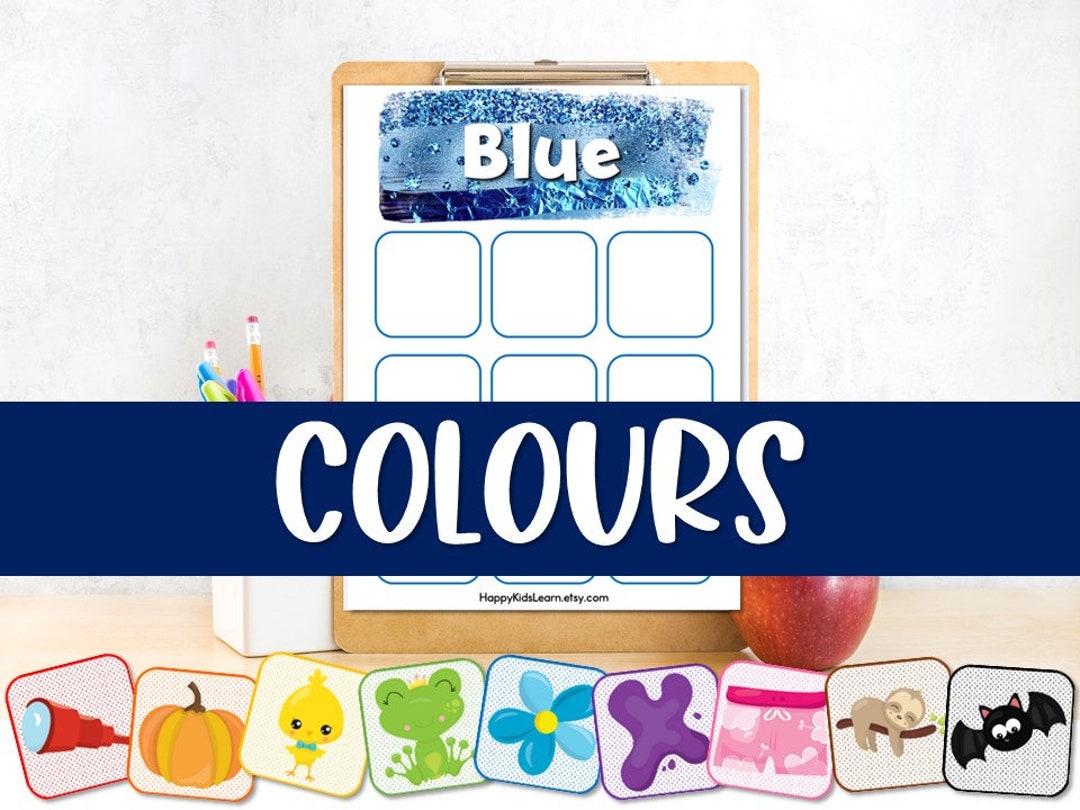 Toddler Printable Activity On Colours Preschool Hands On Worksheets On
