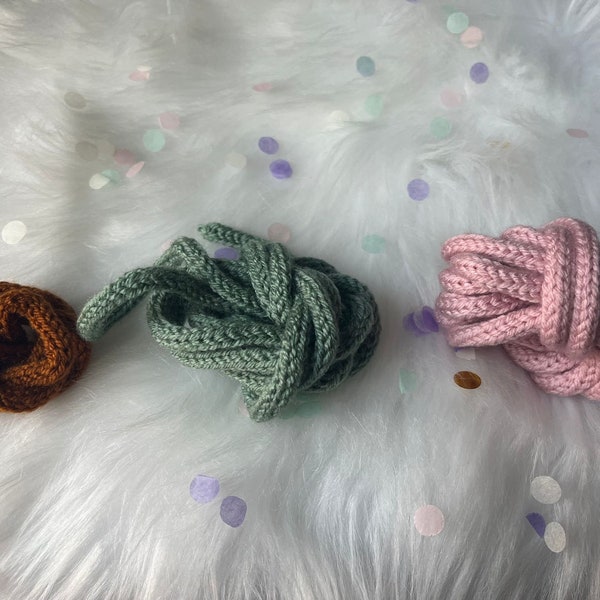 Strickschlauch für dein DIY Projekt - Schlauch aus Wolle zum Basteln oder Nähen