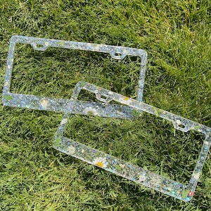 Resin License Plate Covers | Set of 2