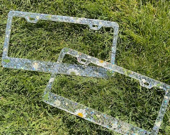 Resin License Plate Covers | Set of 2