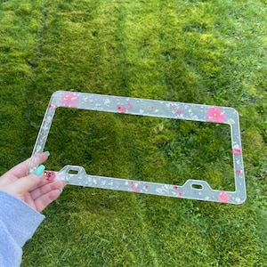 Resin License Plate Cover