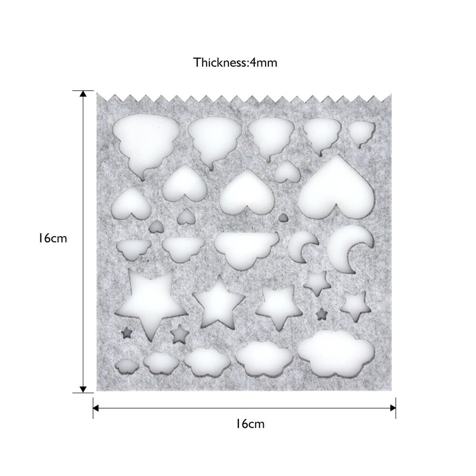 7pcs Wool Felt Mold Needle Felting Molds DIY Craft Stencil Etsy