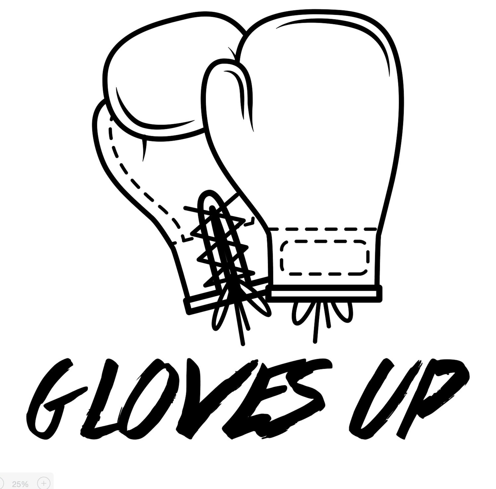 Gloves Up Decal Etsy