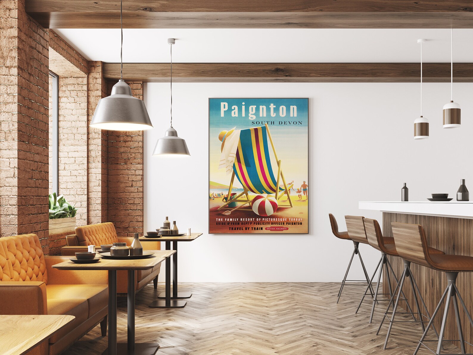 paignton-england-vintage-travel-poster-1956-digital-download-etsy