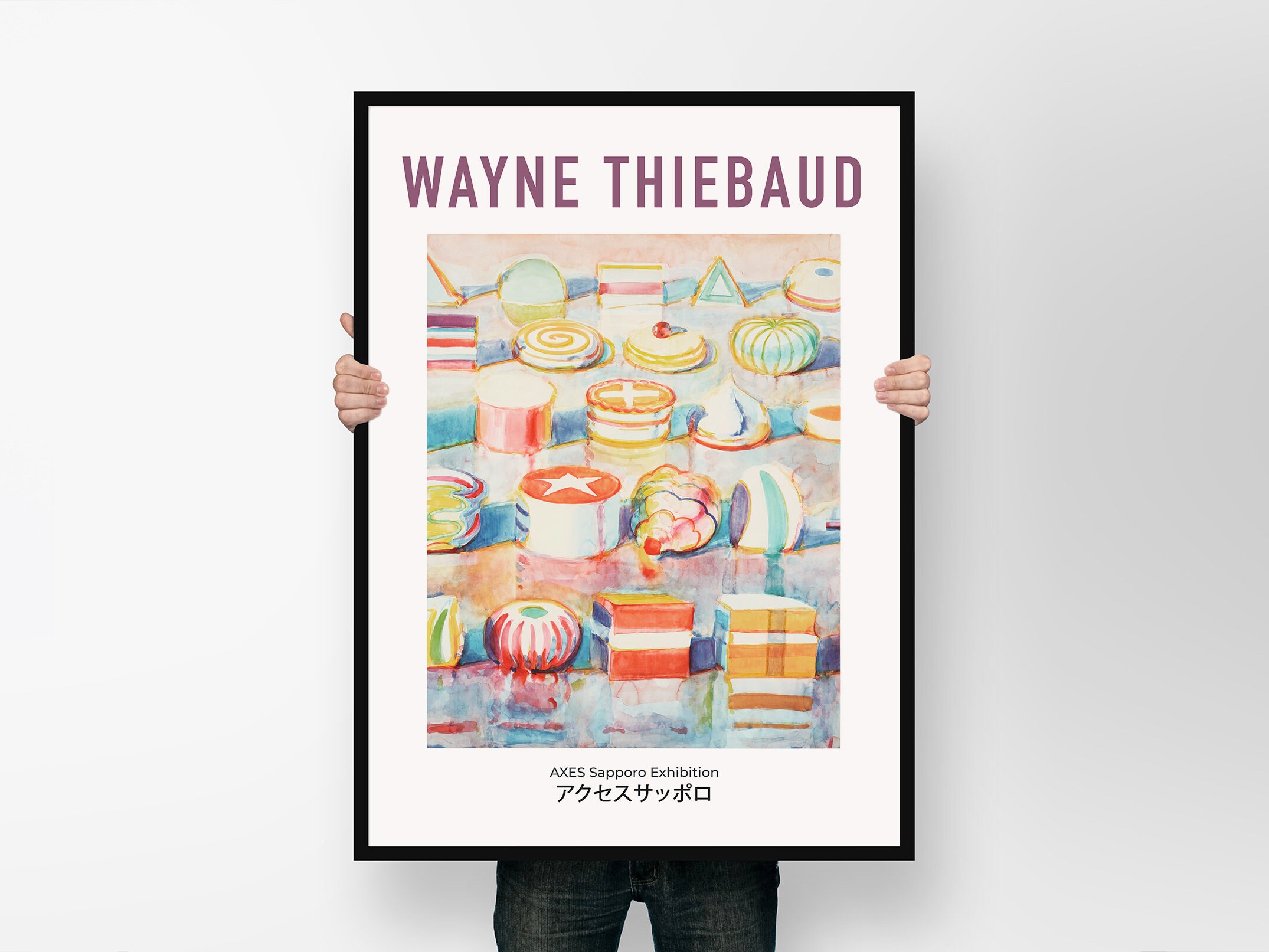 Wayne Thiebaud Vintage Exhibition Poster / Digital Download Etsy