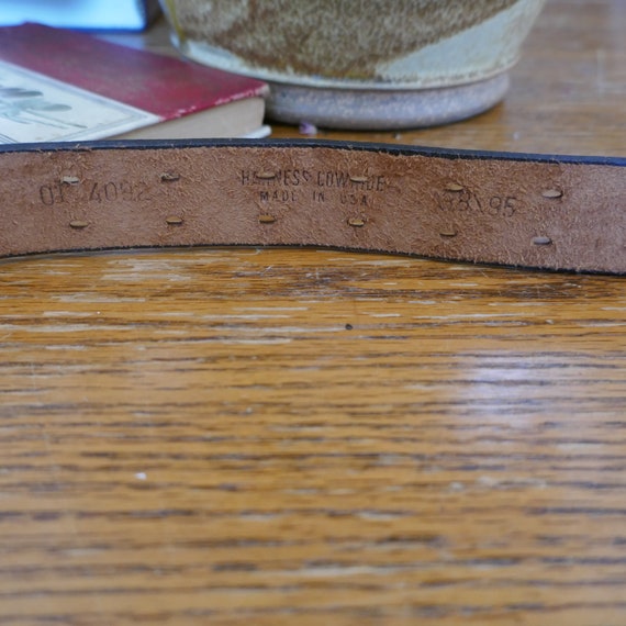 Chestnut Brown Cowhide Belt - image 4