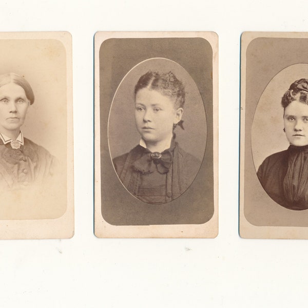 Three Philadelphia Ladies Cartes de Visites